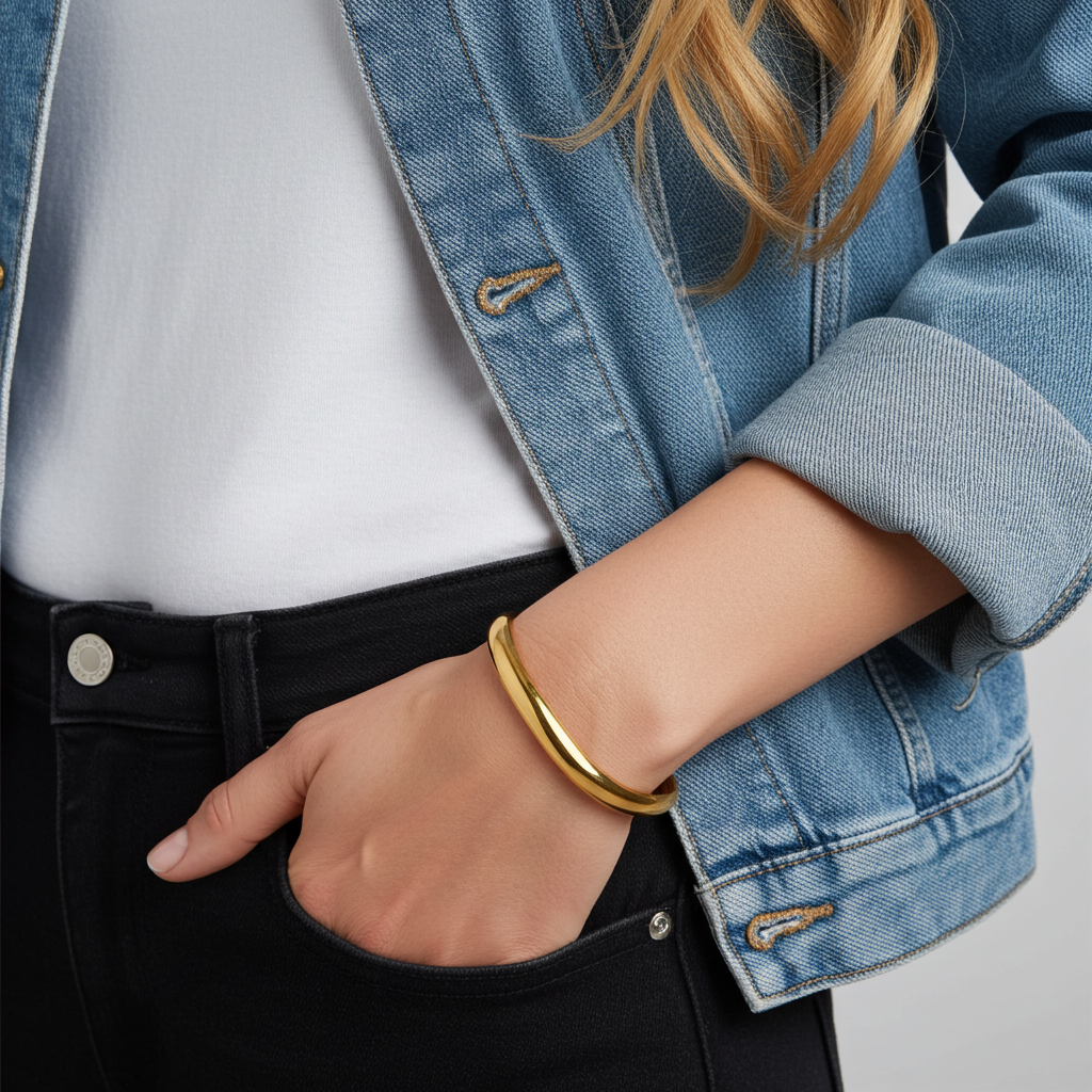 Ellara Bracelet: 18K Gold Plated