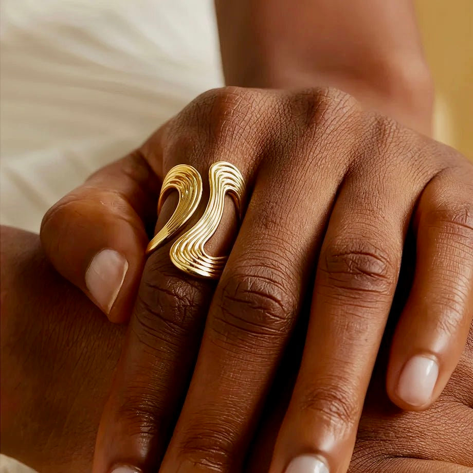Dune Ring: 18K Gold Plated