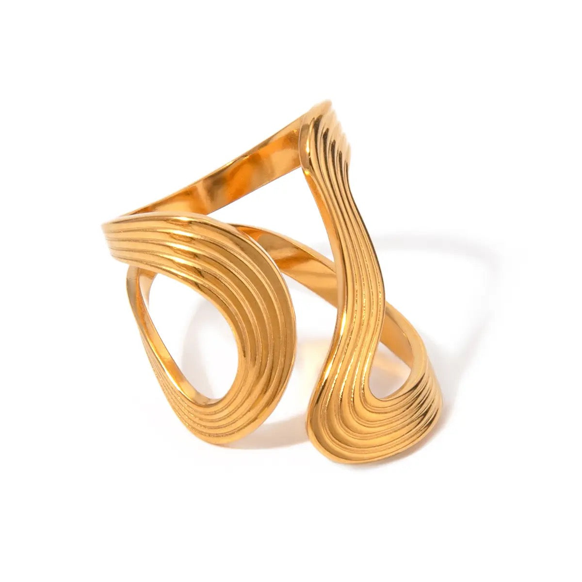Dune Ring: 18K Gold Plated