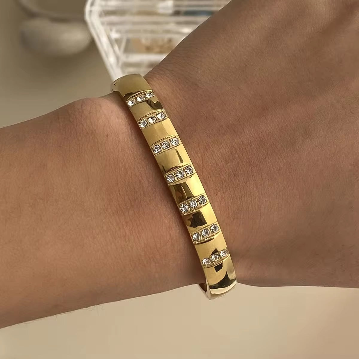 Dorada Band Bracelet: 18K Gold Plated