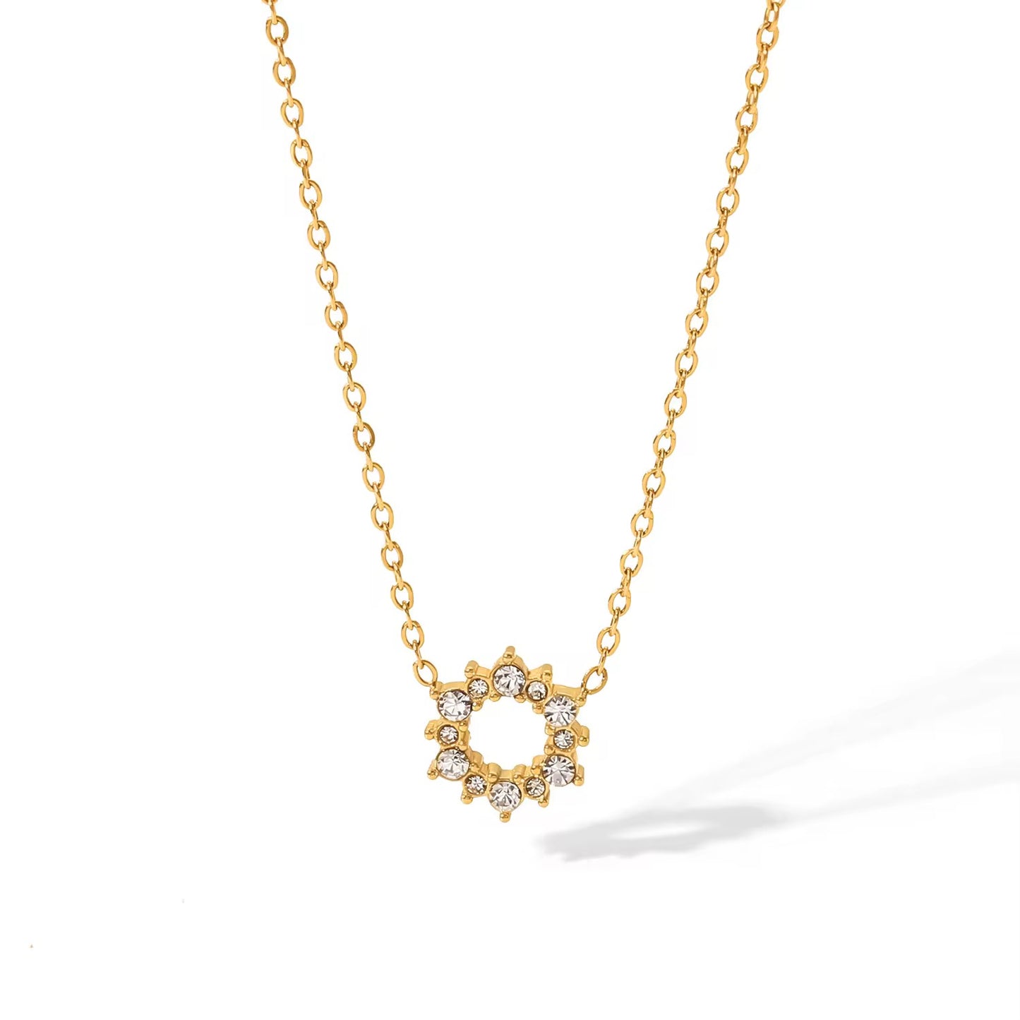 Lunara Necklace: 18K Gold Plated