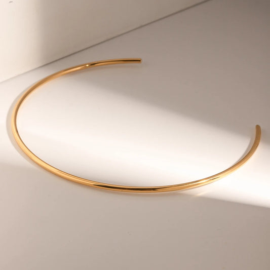 Neck's Best Thing Choker Necklace: 18K Gold Plated