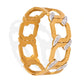 Bold Cuff Bracelet: 18K Gold Plated