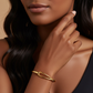 Knot Bracelet: 18K Gold Plated