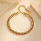 Twilight Chain Bracelet: 18K Gold Plated