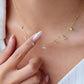 Cherry Charm Necklace: 18K Gold Plated