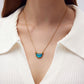 Ocean Blue Necklace: 18K Gold Plated