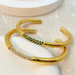 Zirconia Bracelet- 18K Gold Plated
