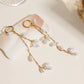 Pearl Tassel Earrings: 18K Gold Plated