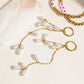Pearl Tassel Earrings: 18K Gold Plated