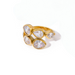 Pear Sparkle Adjustable Ring: 18K Gold Plated