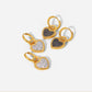 Love Hoop Earrings: 18K Gold Plated