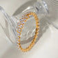 Shimmer Tennis Bracelet: 18K Gold Plated