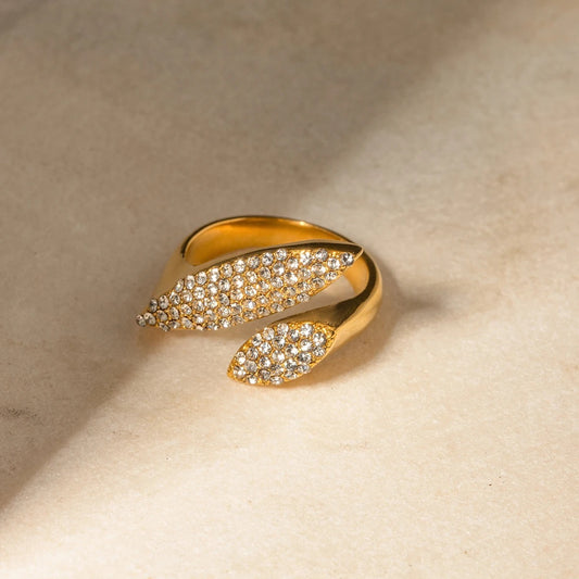 Sugar Adjustable Ring: 18K Gold Plated