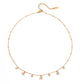 Cherry Charm Necklace: 18K Gold Plated