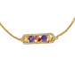 Rainbow Chain Bracelet: 18K Gold Plated