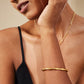 Bamboo Bracelet: 18K Gold Plated