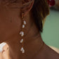 Pearl Tassel Earrings: 18K Gold Plated