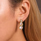 Tassel Stud Earrings: 18K Gold Plated