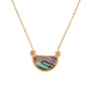 Natural Shell Necklace: 18K Gold Plated