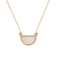 Natural Shell Necklace: 18K Gold Plated