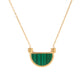 Natural Shell Necklace: 18K Gold Plated