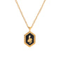 Zirconia Snake Necklace: 18K Gold Plated