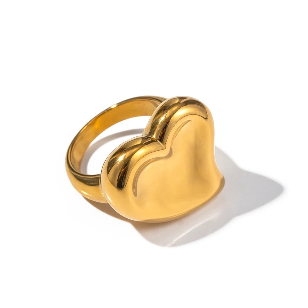 Big Love Ring: 18K Gold Plated