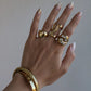Love Knot Ring: 18K Gold Plated