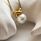 Pearl Seed Necklace: 18K Gold Plated