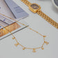 Cherry Charm Necklace: 18K Gold Plated