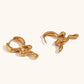 Zig-Zag Earrings: 18K Gold Plated