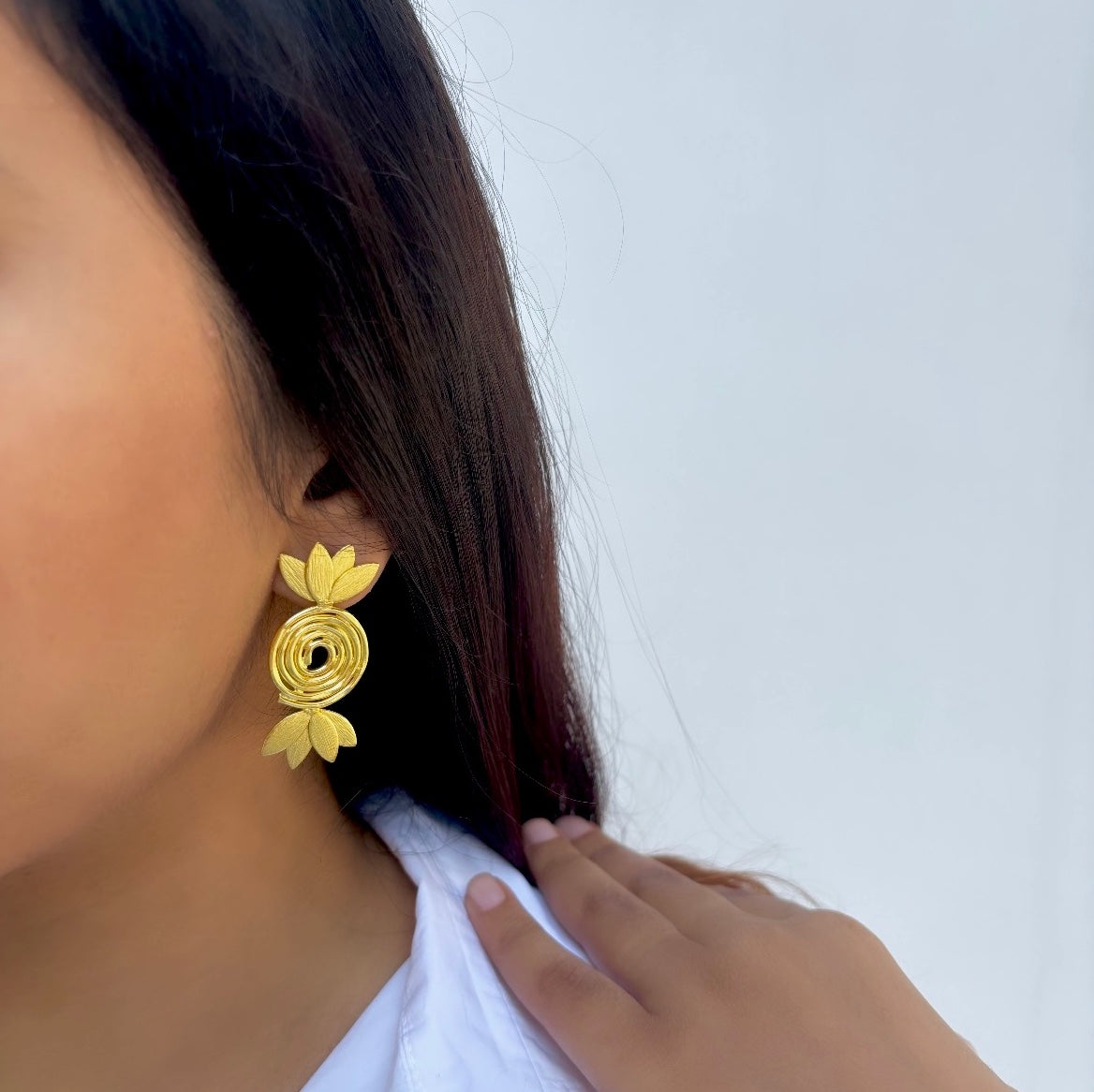 Toffee Earrings: 18K Gold Plated