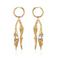 Gala Earrings: 18K Gold Plated