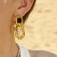 Eternal Loop Earrings: 18K Gold Plated