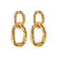 Eternal Loop Earrings: 18K Gold Plated