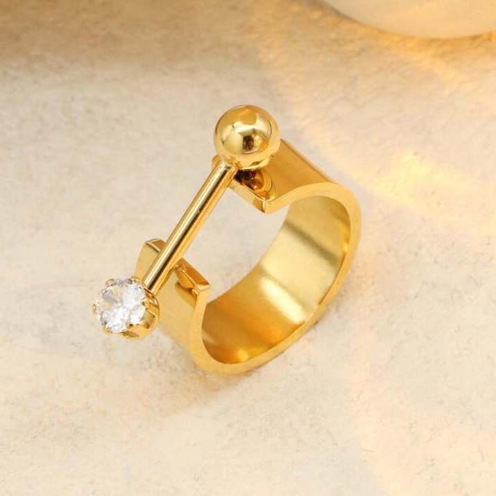 March Ring: 18K Gold Plated