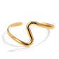 Molten Cuff Bracelet: 18K Gold Plated