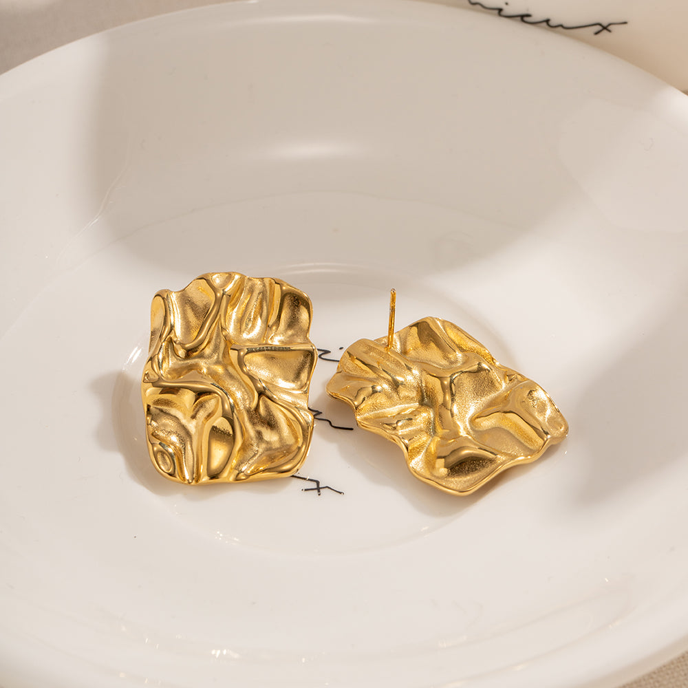 Golden Rush Earrings: 18K Gold Plated