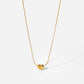 Tiny Heart Necklace: 18K Gold Plated