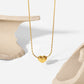 Tiny Heart Necklace: 18K Gold Plated