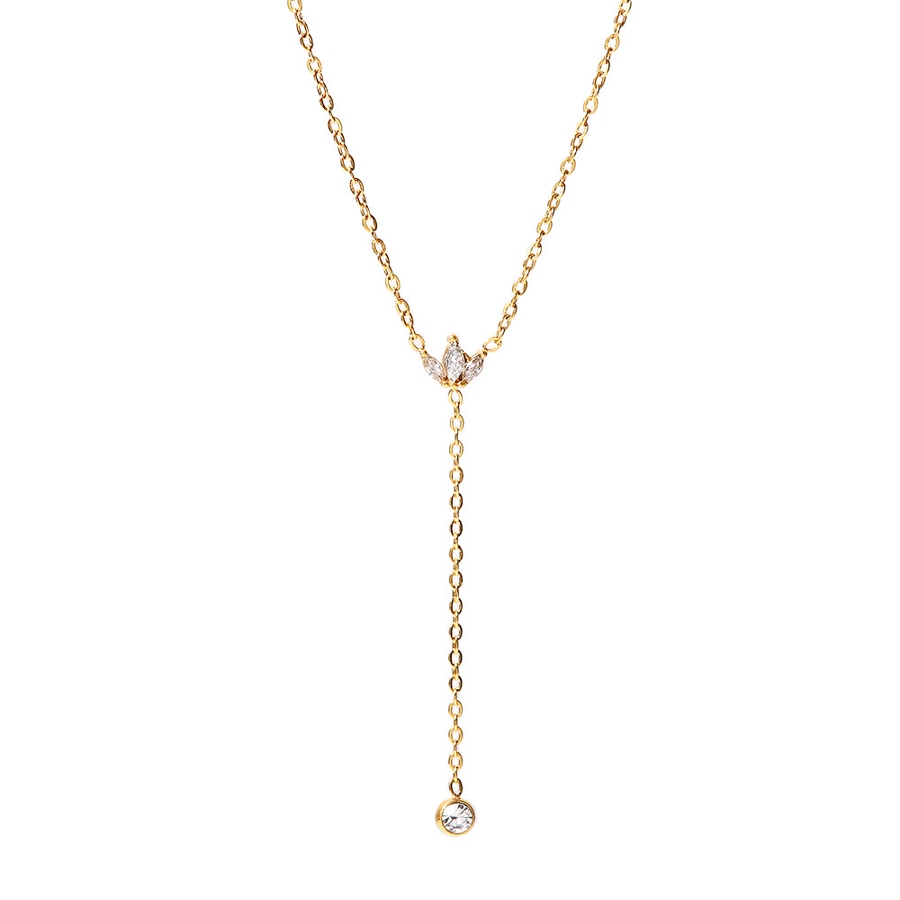 Sugar Drop Necklace: 18K Gold Plated