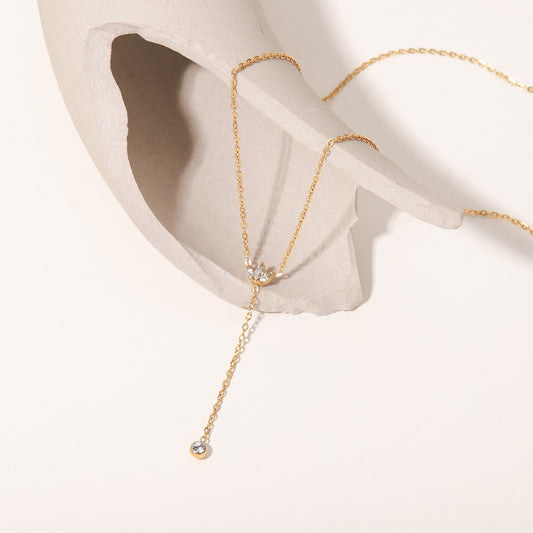 Sugar Drop Necklace: 18K Gold Plated