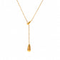 Waterdrop Necklace: 18K Gold Plated