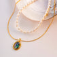 Retro Double Layer Necklace: 18K Gold Plated