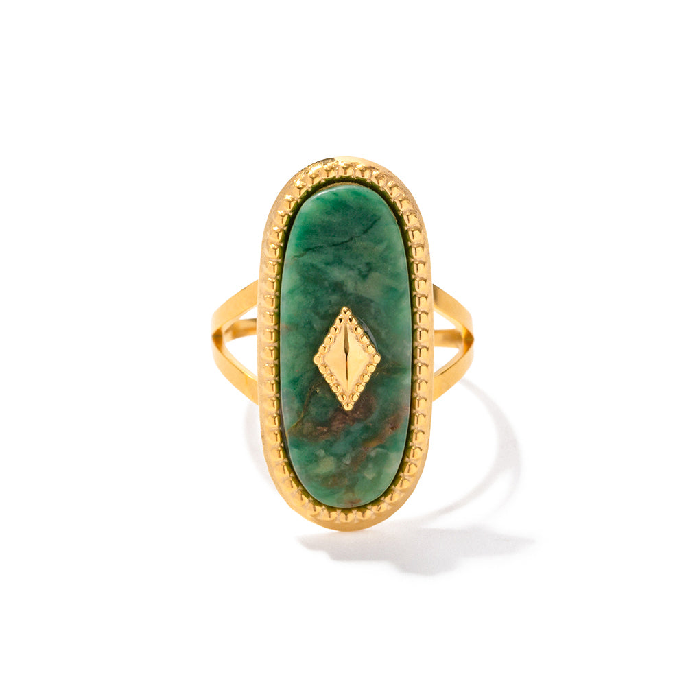 Queen Statement Adjustable Ring: 18K Gold Plated