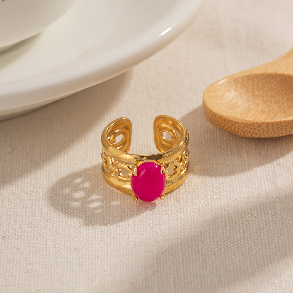 The Barbie Open Ring: 18K Gold Plated