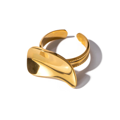 Gala Open Ring: 18K Gold/Sliver Plated