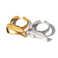 Gala Open Ring: 18K Gold/Sliver Plated