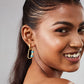 Summer Hooked Drop Earrings: 18K Gold Plated